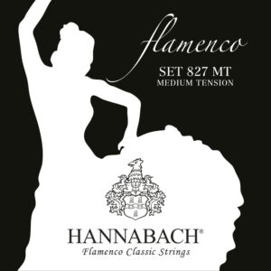 JEU CORDES GUITARE FLAMENCA - HANNABACH NOIR
