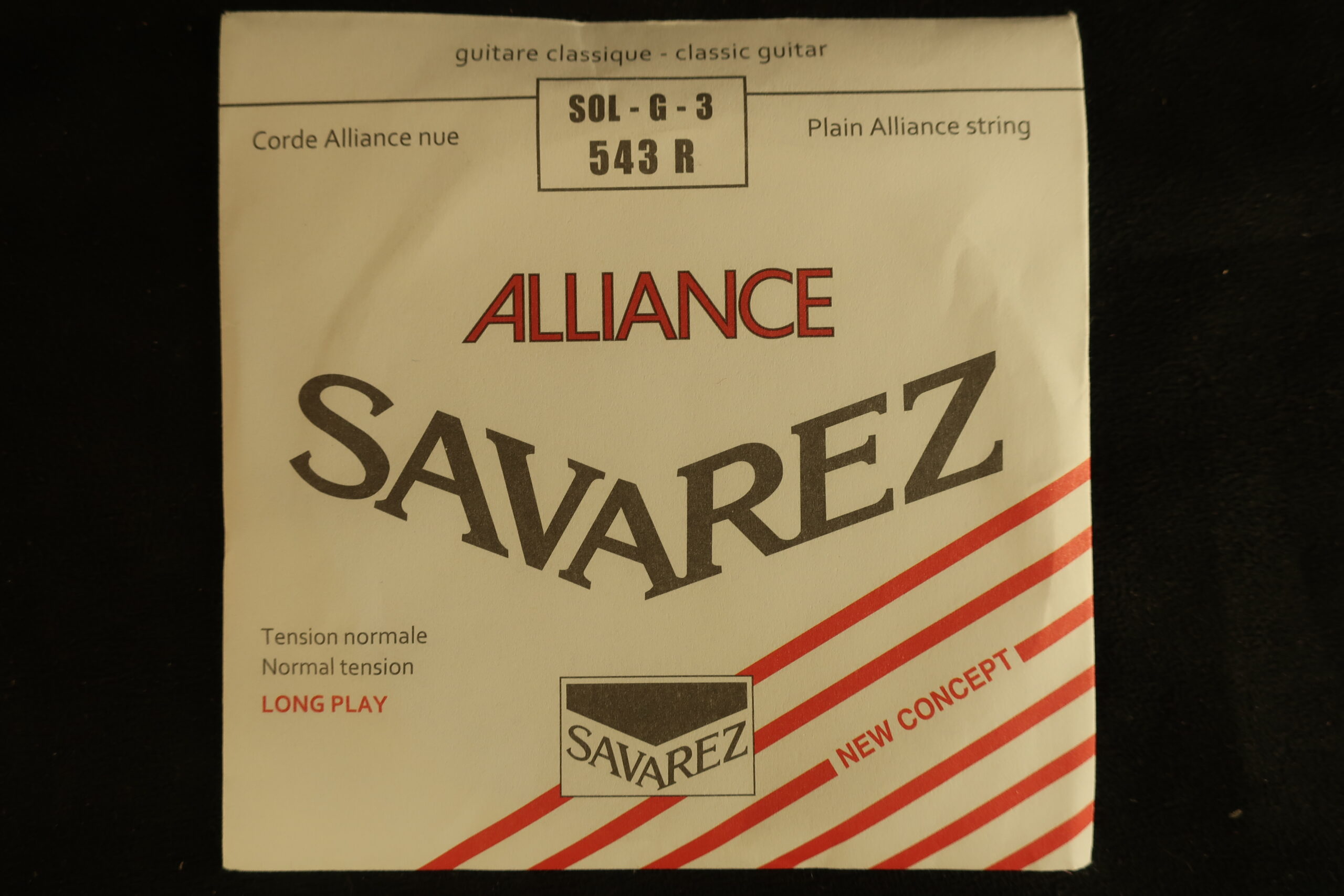 Corde_pour_Guitare_Classique_-_Savarez_Alliance_-_Sol3_rouge