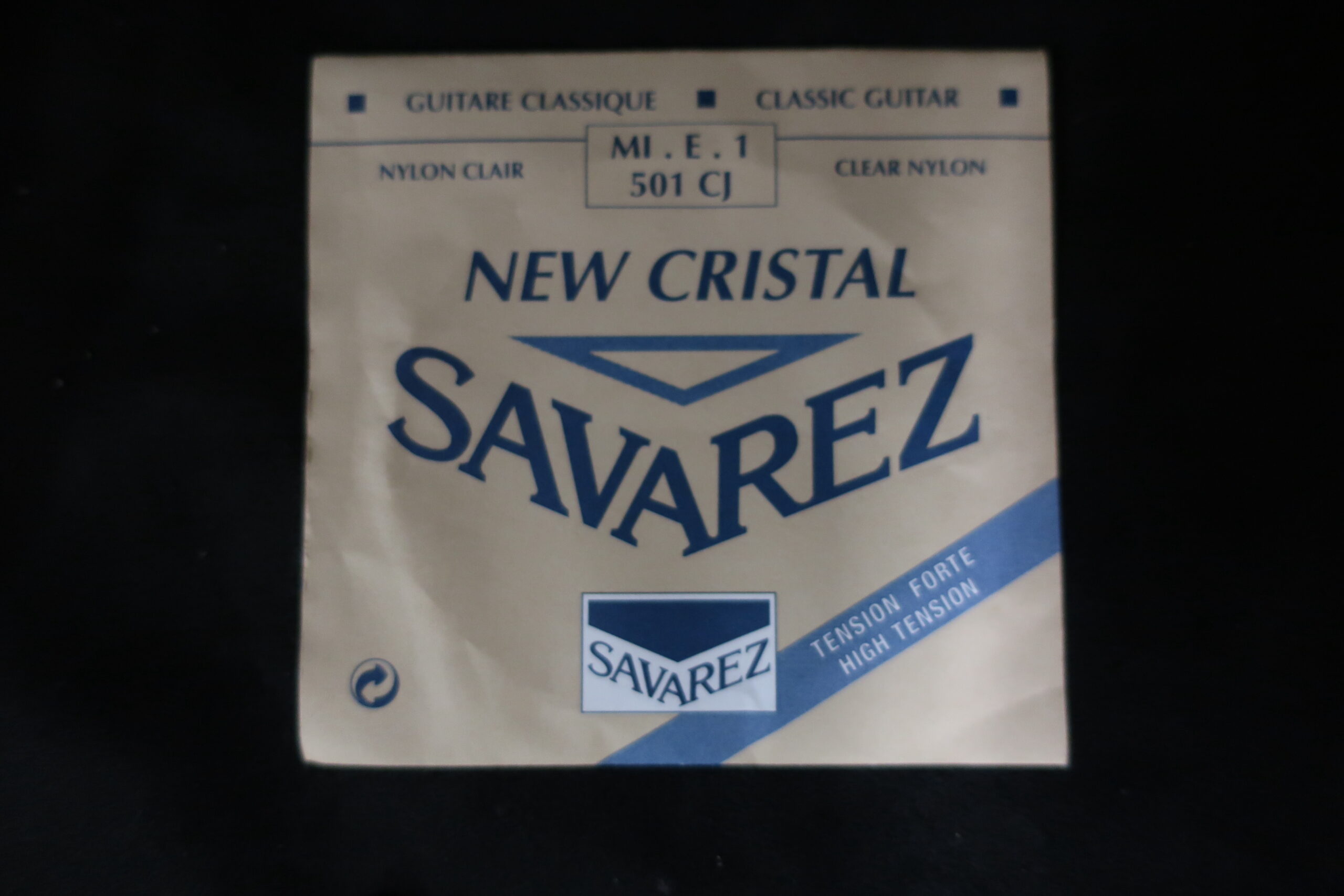 Corde_pour_Guitare_Classique_-_Savarez_new_cristal-_Mi1_tension_forte