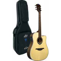 GUITARE FOLK LAG HYVIBE 20 – DREADNOUGHT CUTAWAY ELECTRO AVEC HOUSSE 1