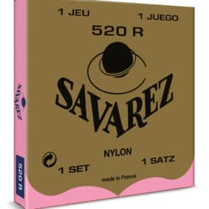 JEU CORDES GUITARE CLASSIQUE - SAVAREZ ROUGE