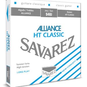 JEU CORDES GUITARE CLASSIQUE - SAVAREZ ALLIANCE TENSION FORTE