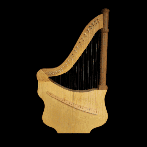 HARPE-LUTH À COLONNE 22 CORDES