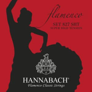 JEU CORDES GUITARE FLAMENCA - HANNABACH ROUGE