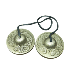 Crotales Tibet sculptées 7,5cm