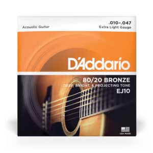 D'ADDARIO BRONZE EXTRA LIGHT 10/47