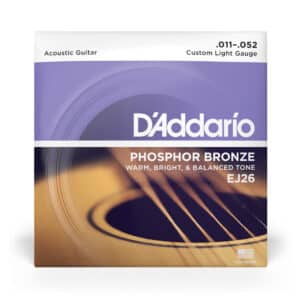 D'ADDARIO PHOSPHOR BRONZE CUSTOM LIGHT 11/52