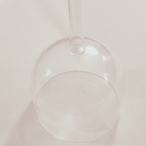 BOL CRISTAL TRANSPARENT AVEC POIGNÉE - GRAND