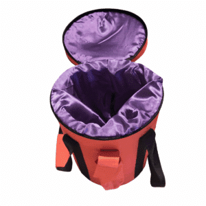 HOUSSE POUR BOL EN CRISTAL AVEC POIGNÉE 18CM