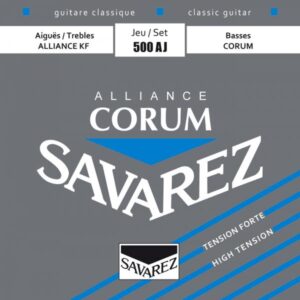JEU CORDES GUITARE CLASSIQUE SAVAREZ ALLIANCE CORUM TENSION FORTE