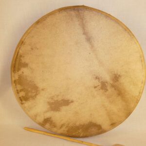 TAMBOUR CHAMANIQUE - 45 CM - CHEVRE sans POIL - ARBRE DE VIE
