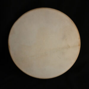 Tambour chamanique en peau de buffle diamètre 41 cm cadre 8cm