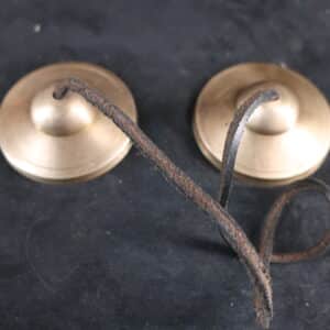 Crotales clochettes manzeera Inde en bronze