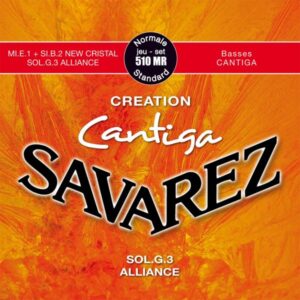 JEU CORDES GUITARE CLASSIQUE SAVAREZ - CANTIGUA CREATION TENSION NORMALE