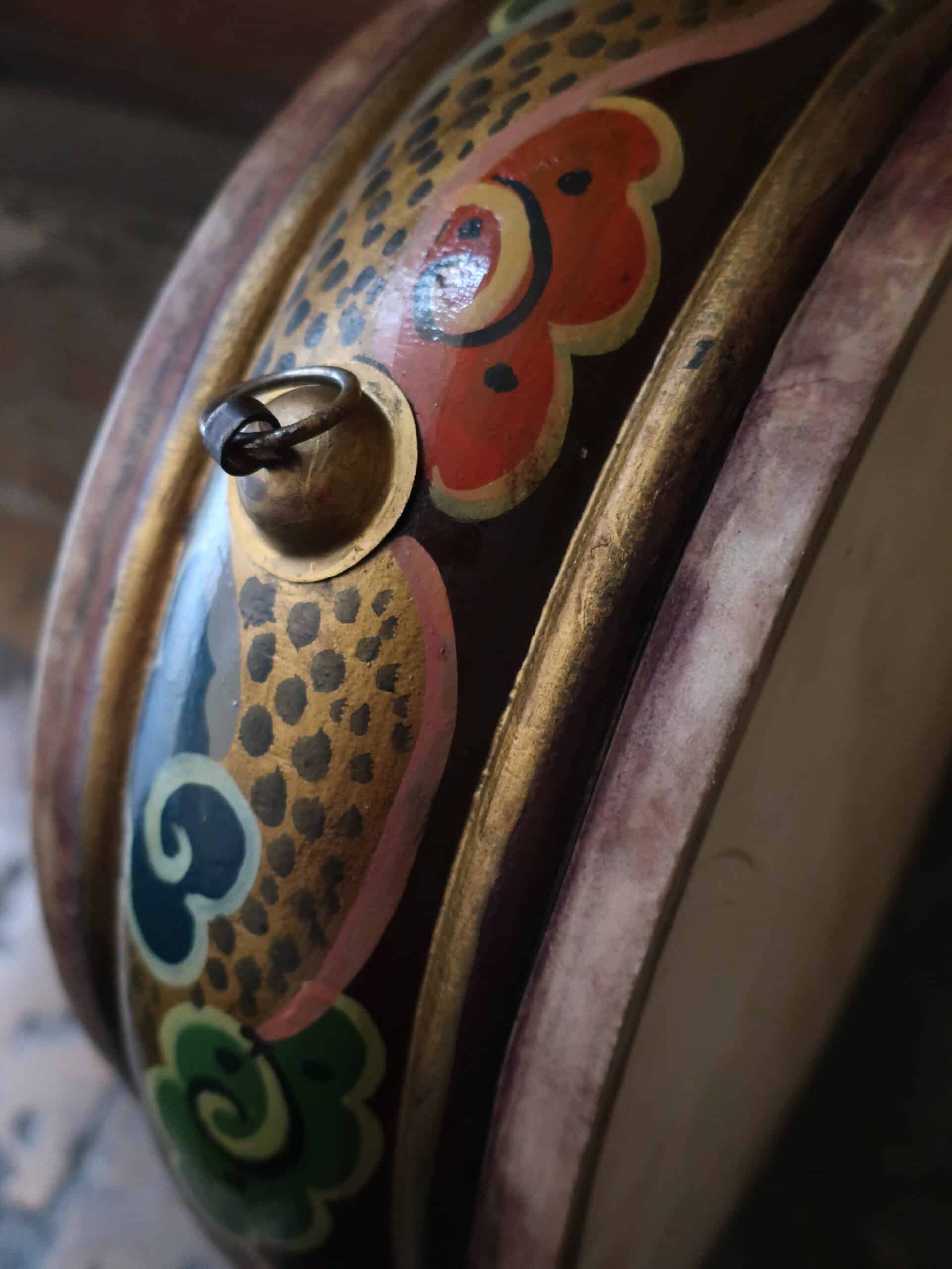 O11049 Tambour tibétain ancien