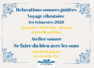 Dates relaxation sonores guidées