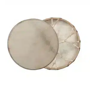 TAMBOUR CHAMANIQUE 40CM BOVIN RASÉ